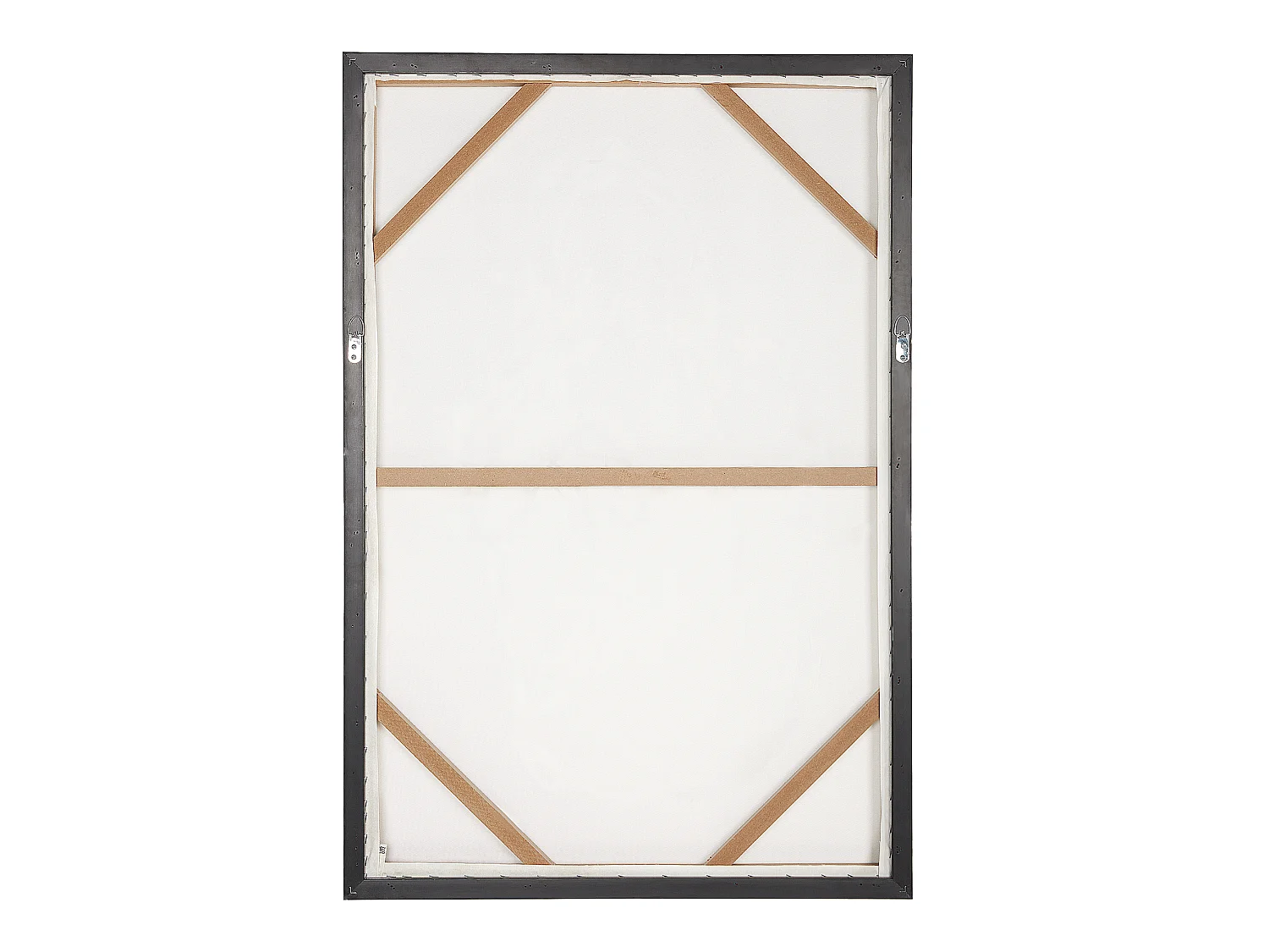 Lienzo GALEATA Motivo animal 63 x 99 cm Negro