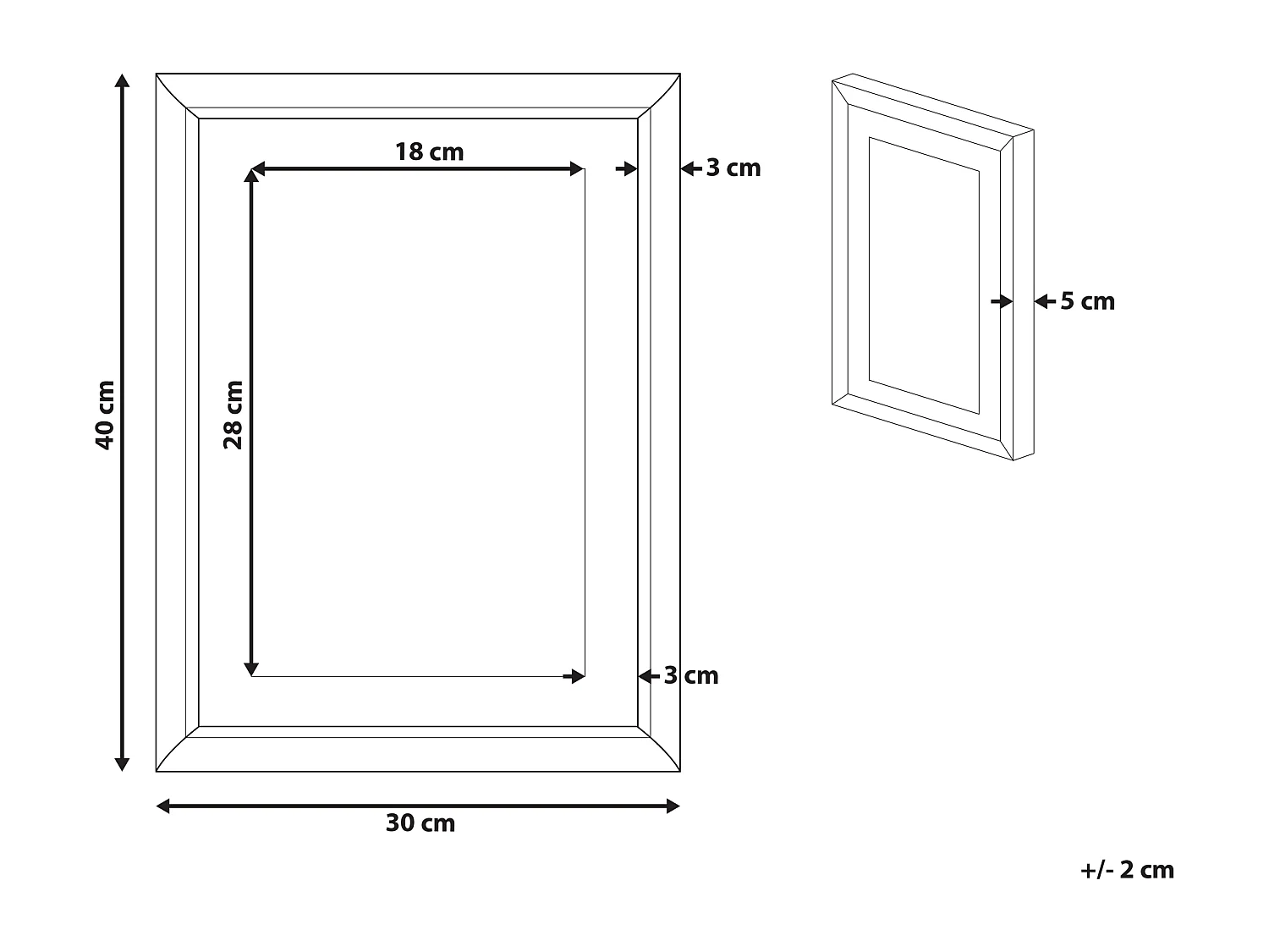 Wandbild mit Rahmen KAYES Tiermotiv 30 x 40 cm Blau