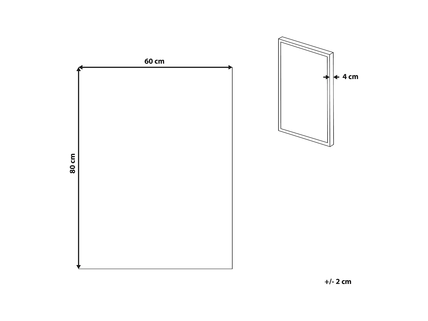 Imprimé sur toile AFASSA Motif animal 60 x 80 cm Rose