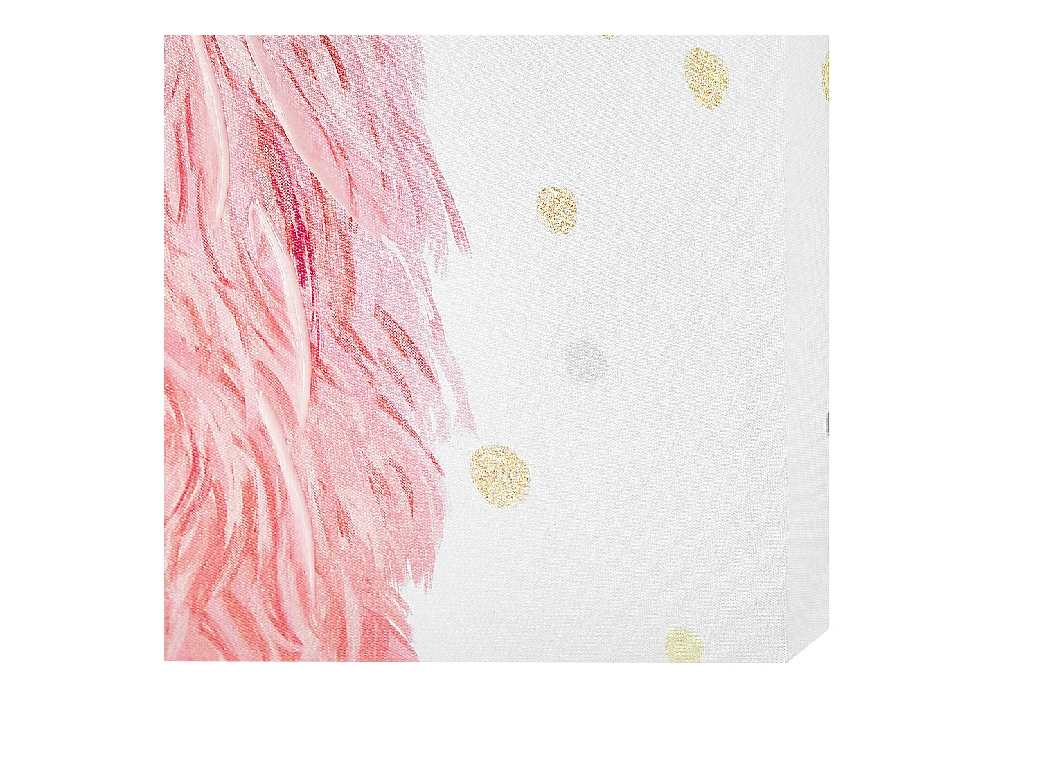 Imprimé sur toile AFASSA Motif animal 60 x 80 cm Rose