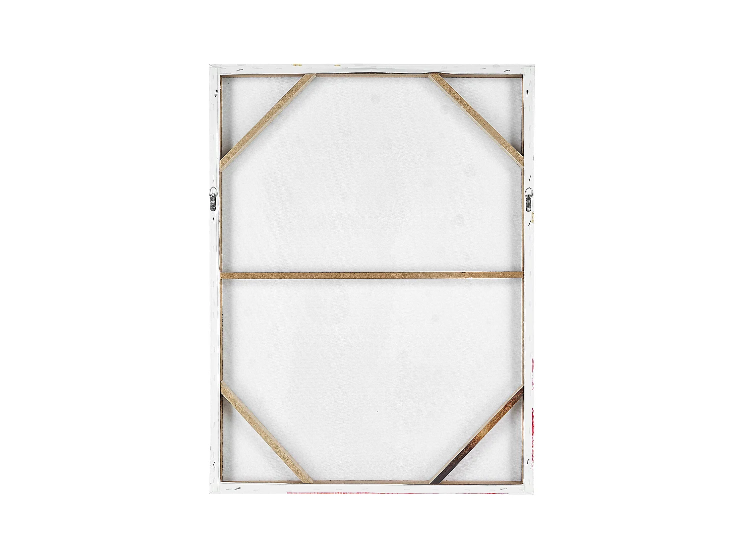 Imprimé sur toile AFASSA Motif animal 60 x 80 cm Rose