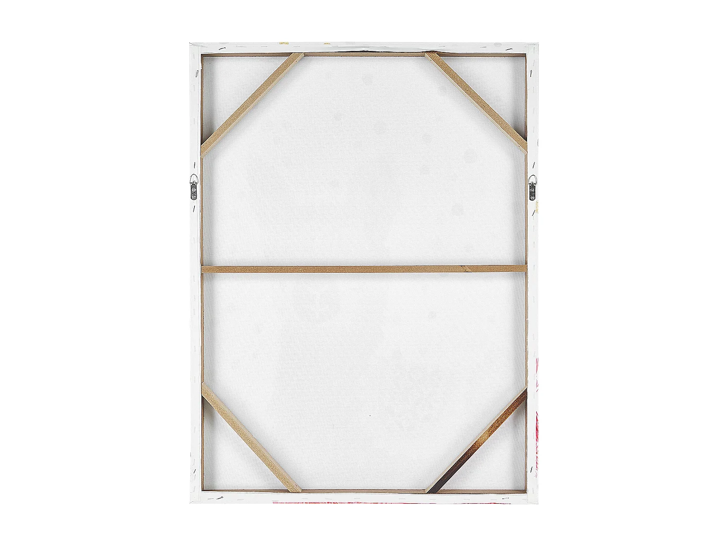 Leinwandbild mit Lamamotiv für Kinderzimmer rosa 60 x 80 cm Afassa