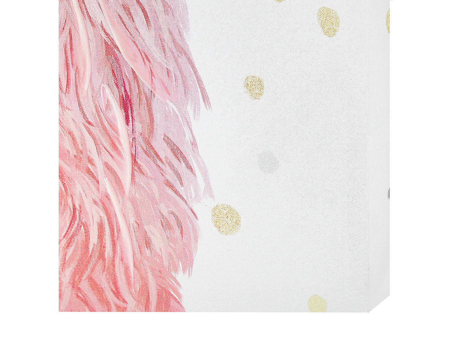 Stampa su tela AFASSA Motivo animale 60 x 80 cm Rosa