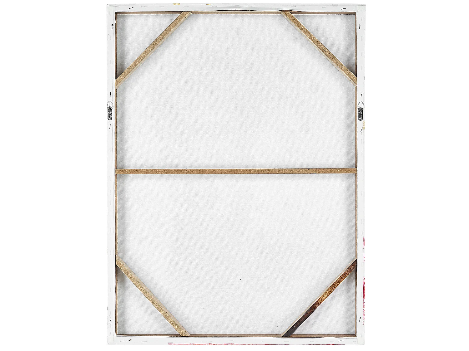 Imprimé sur toile AFASSA Motif animal 60 x 80 cm Rose
