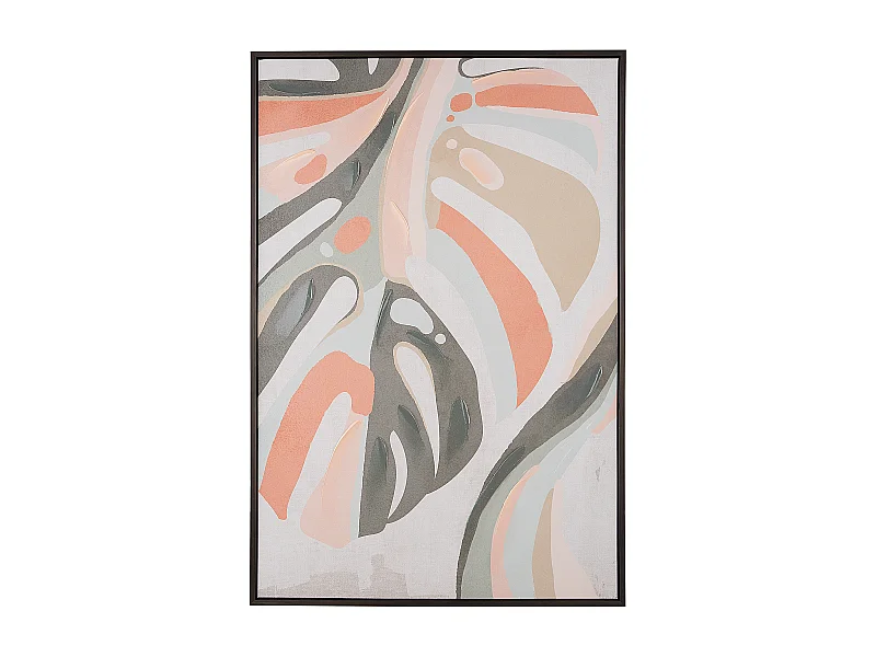 Obraz na płótnie BANZENA Motyw kwiatowy 63 x 99 cm Kolorowy