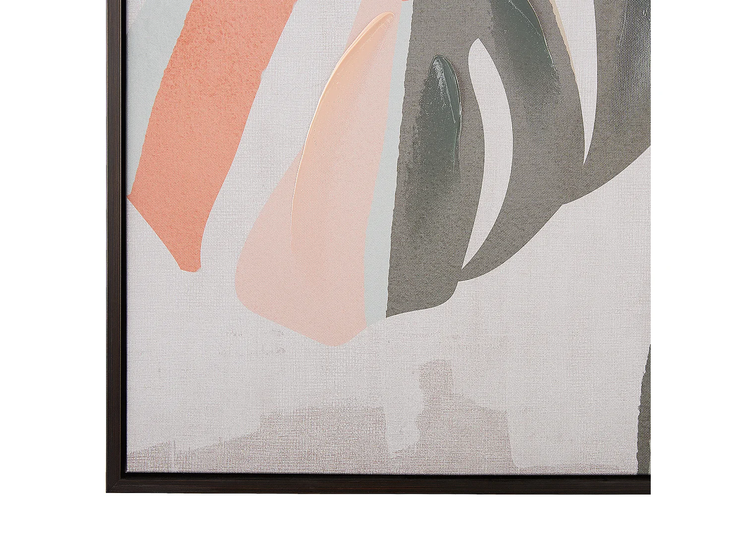 Canvas BANZENA Bloemen motief 63 x 99 cm Multicolor