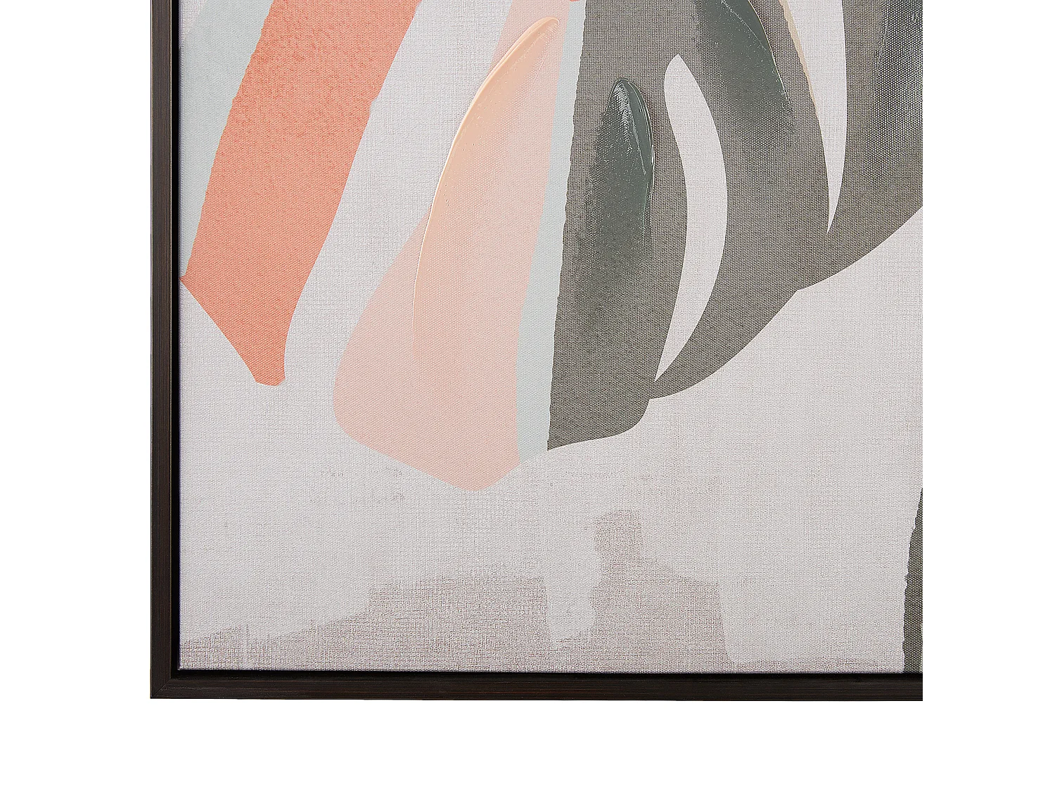 Imprimé sur toile BANZENA Motif floral 63 x 99 cm Multicolore