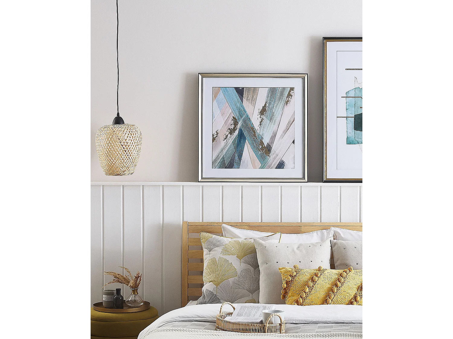 Ingelijste muurafdruk RUMBEK Abstract 60 x 60 cm Multicolor