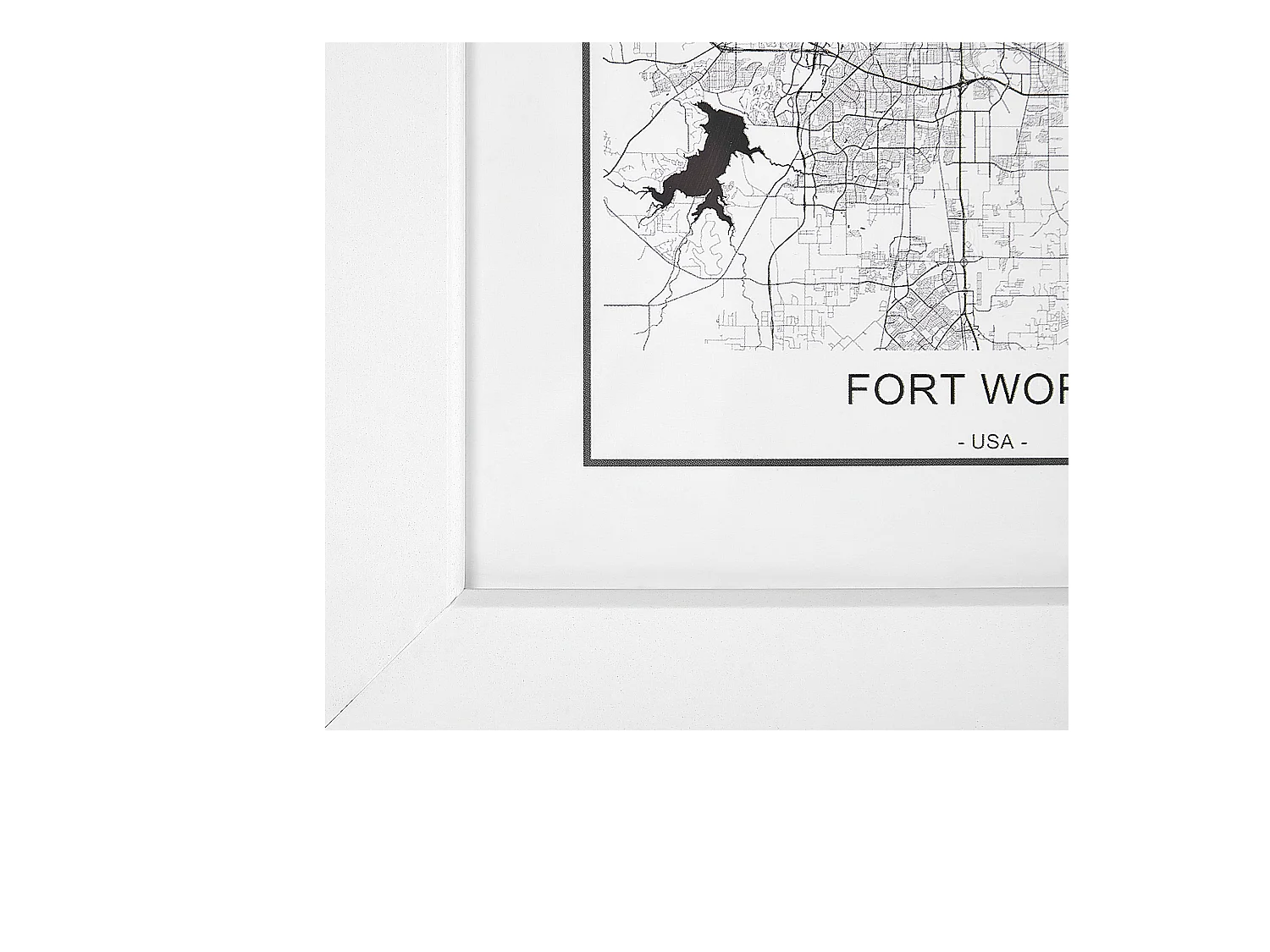 Set van 7 fotolijsten DENKORO Stedelijk motief Wit