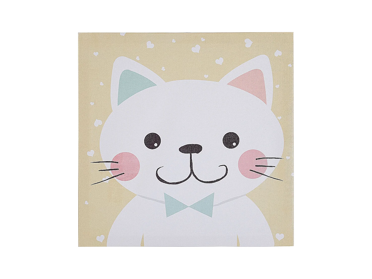 Set van 4 canvassen BOMBI Kids motief 30 x 30 cm Multicolor