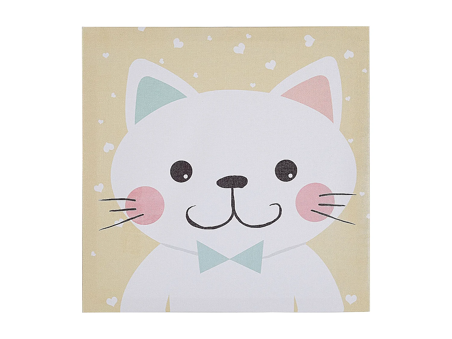 Lot de 4 toiles BOMBI Motif enfant 30 x 30 cm Multicolore