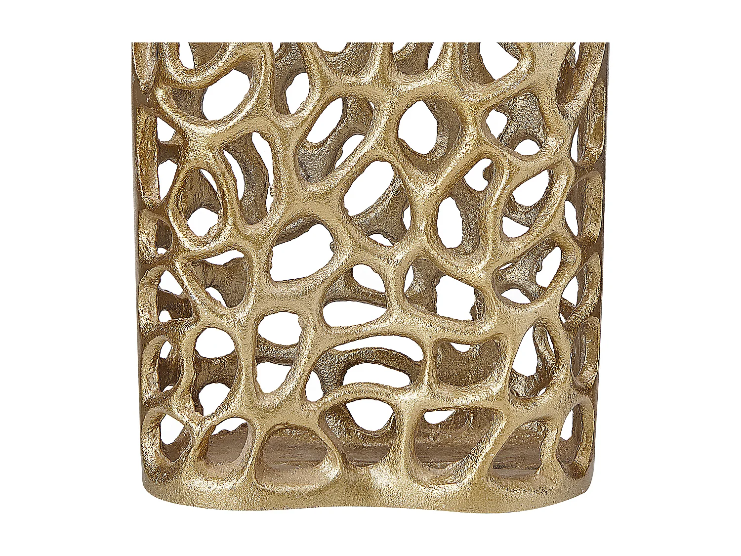 Vase décoratif SANCHI Métal 33 cm Doré