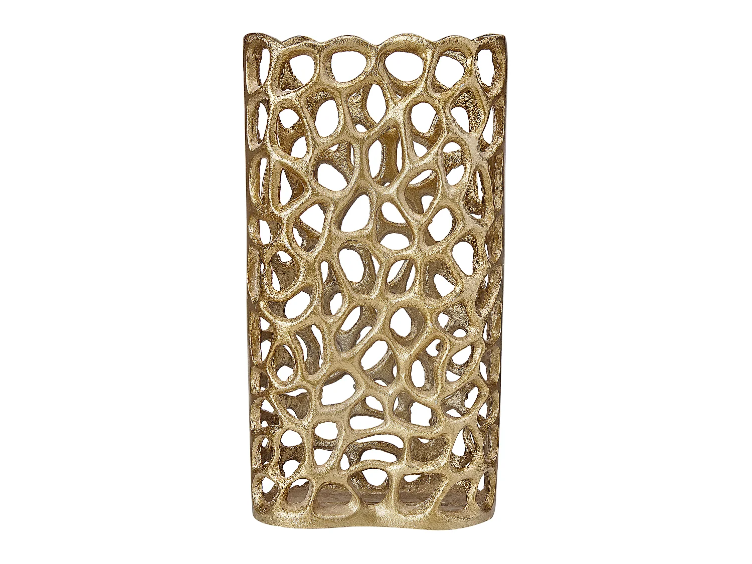 Vase décoratif SANCHI Métal 33 cm Doré