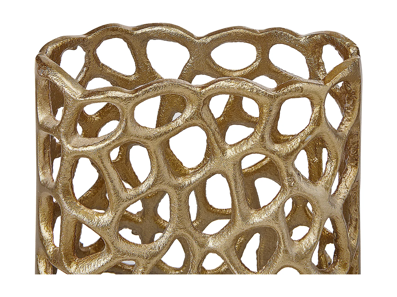 Dekovase SANCHI Metall 33 cm Gold