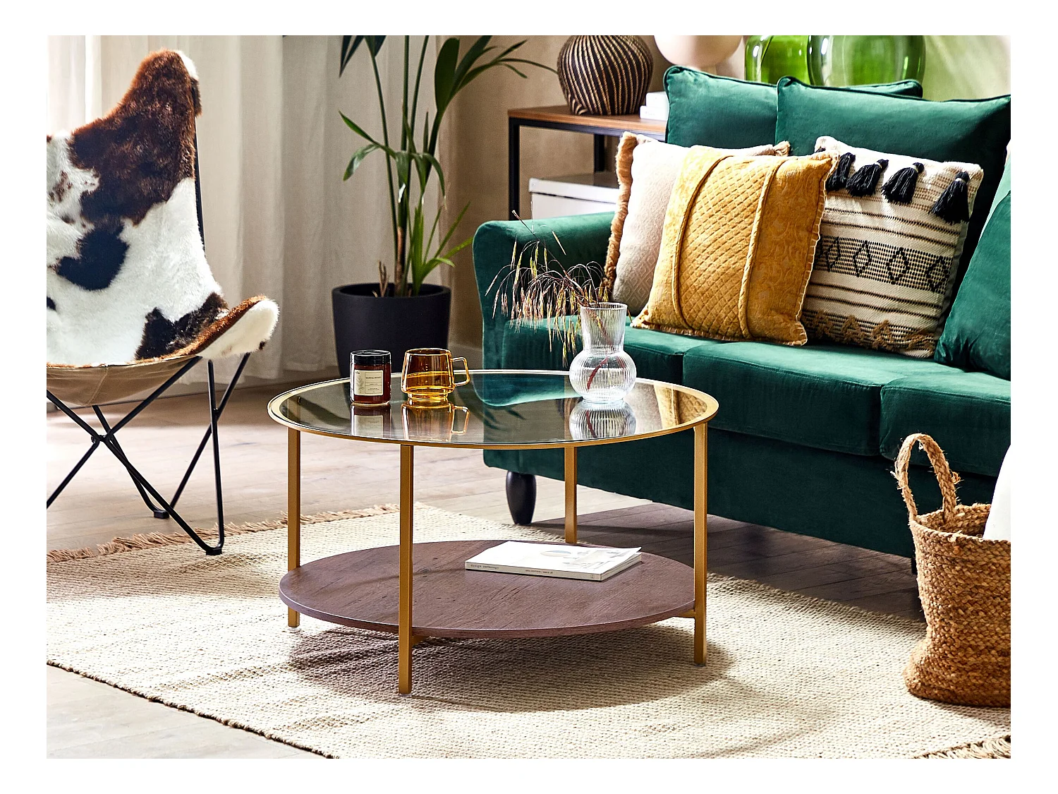 Table basse LIBBY Doré