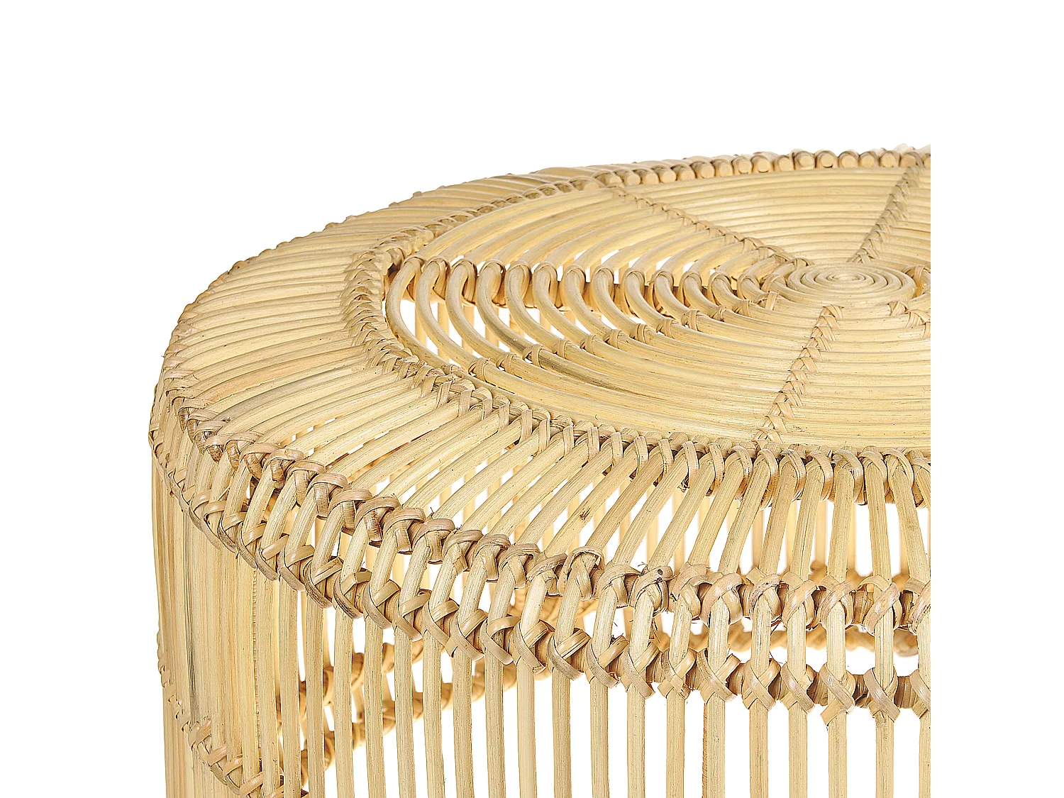 Couchtisch LIMNI Rattan Hellbraun