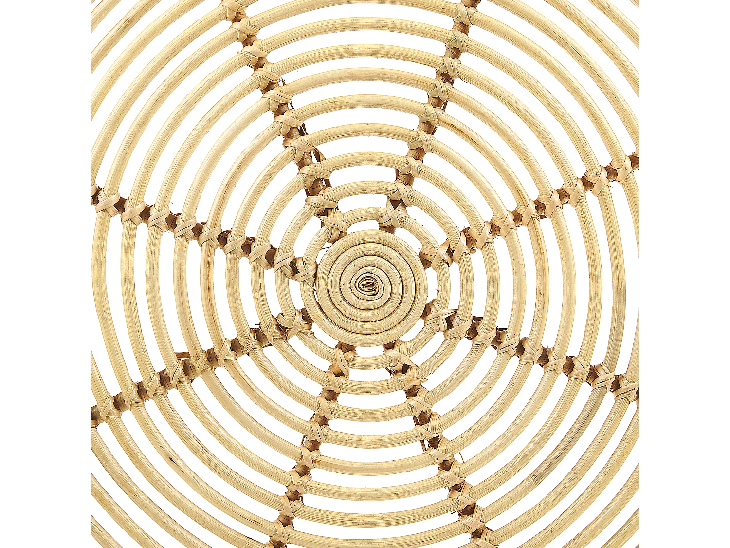 Couchtisch LIMNI Rattan Hellbraun