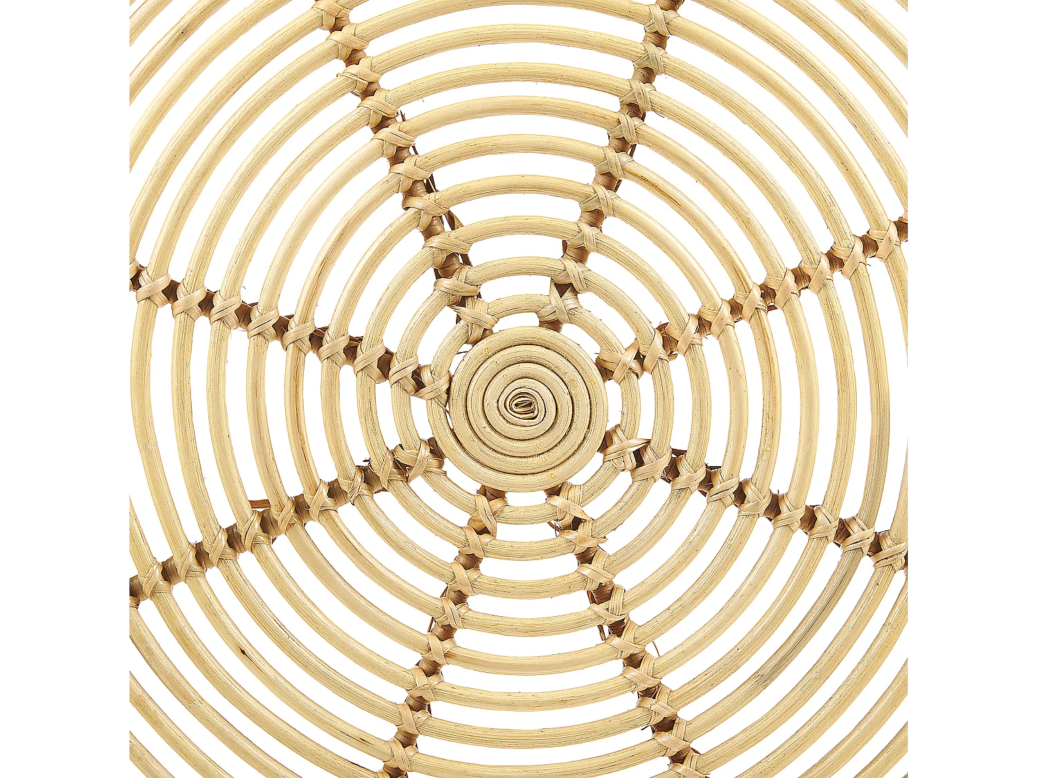 Mesa de centro LIMNI Ratán Marrón claro