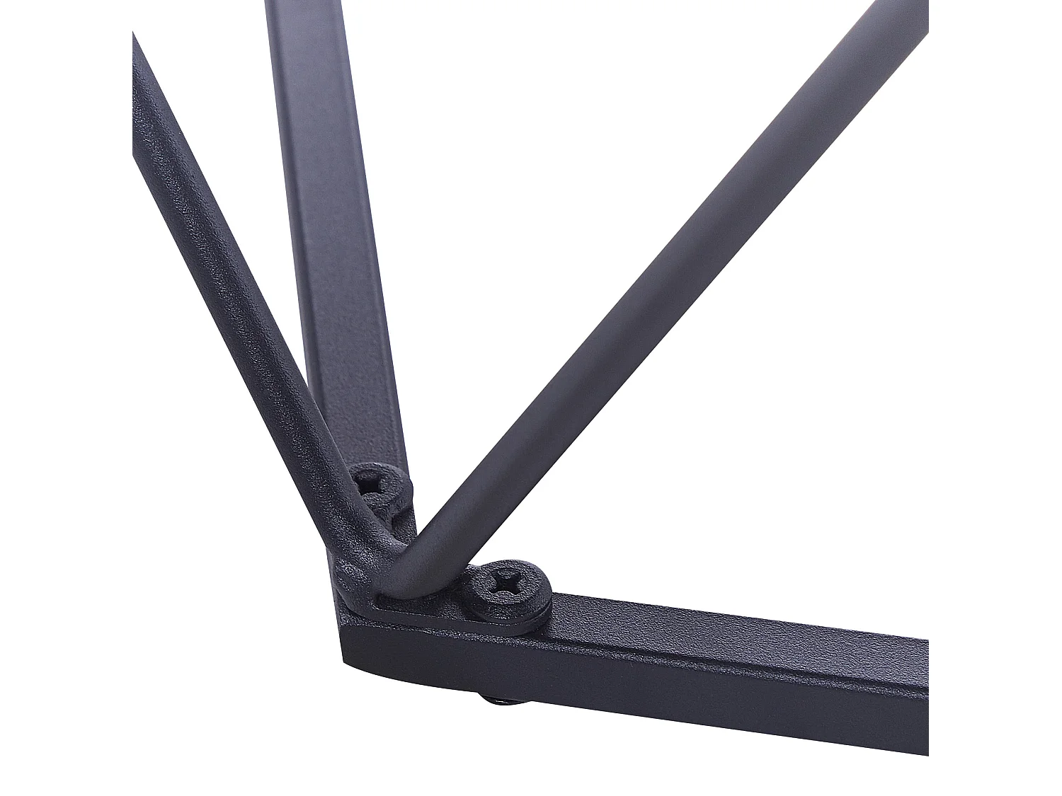 Set van 2 salontafels BRUNI Bruin/zwart