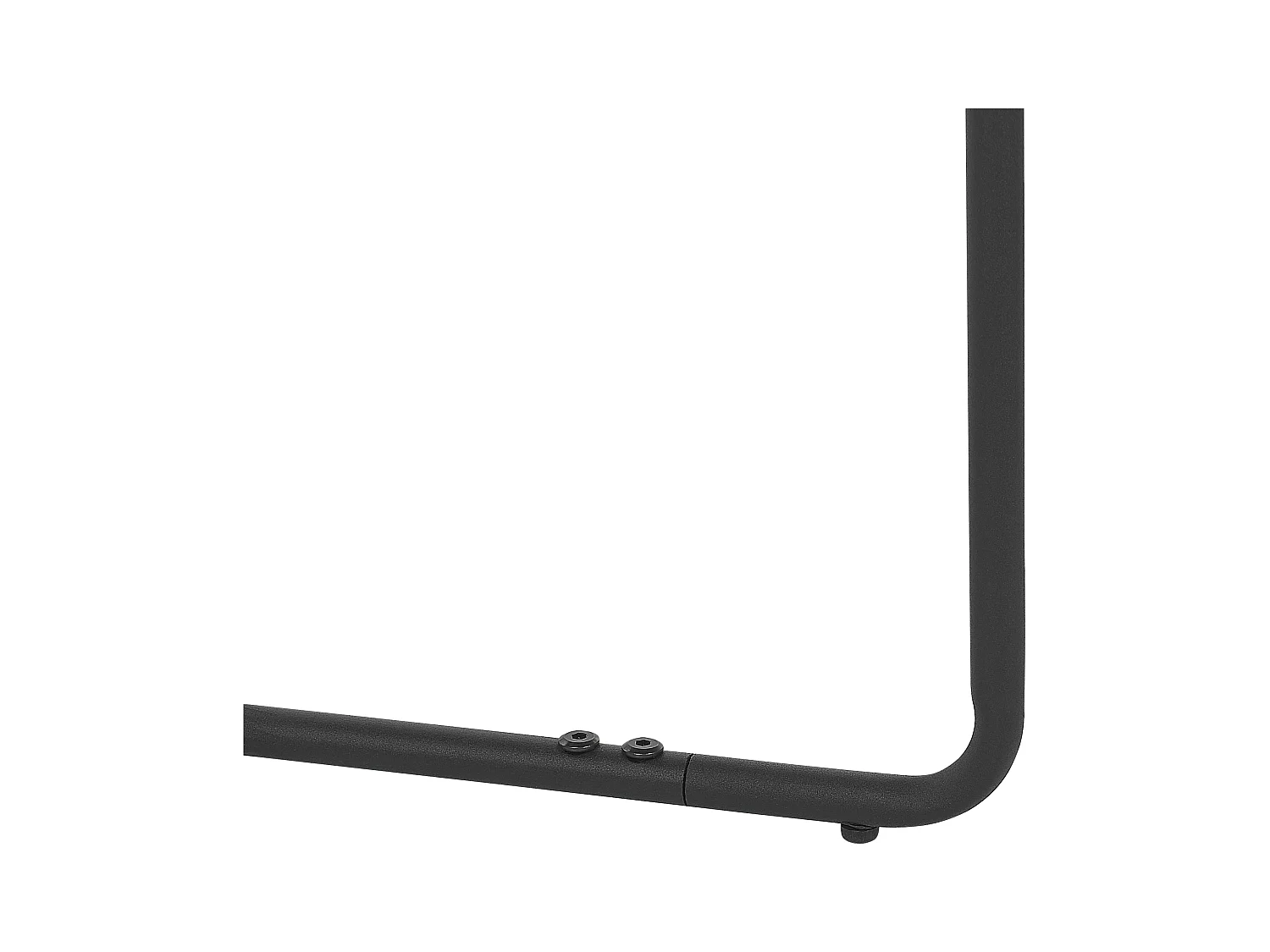 Runder Couchtisch in Betonoptik grau / schwarz ⌀ 80 cm Melody