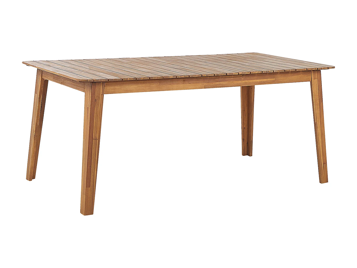 Gartentisch Akazienholz hellbraun 180 x 90 cm für 6 Personen Fornelli