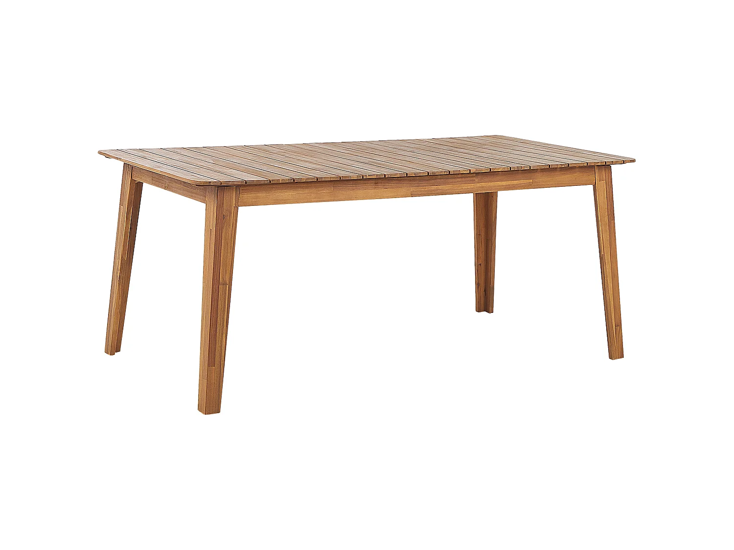 Gartentisch FORNELLI 180 cm 90 cm Akazienholz Braun