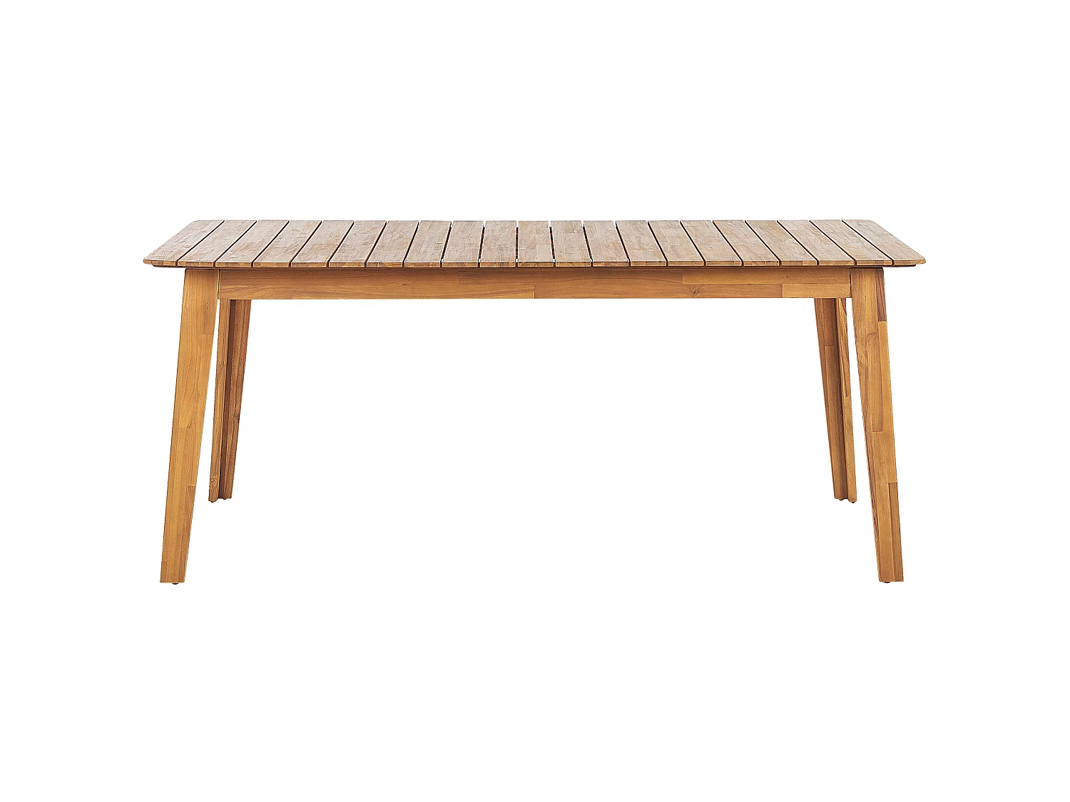 Gartentisch FORNELLI 180 cm 90 cm Akazienholz Braun
