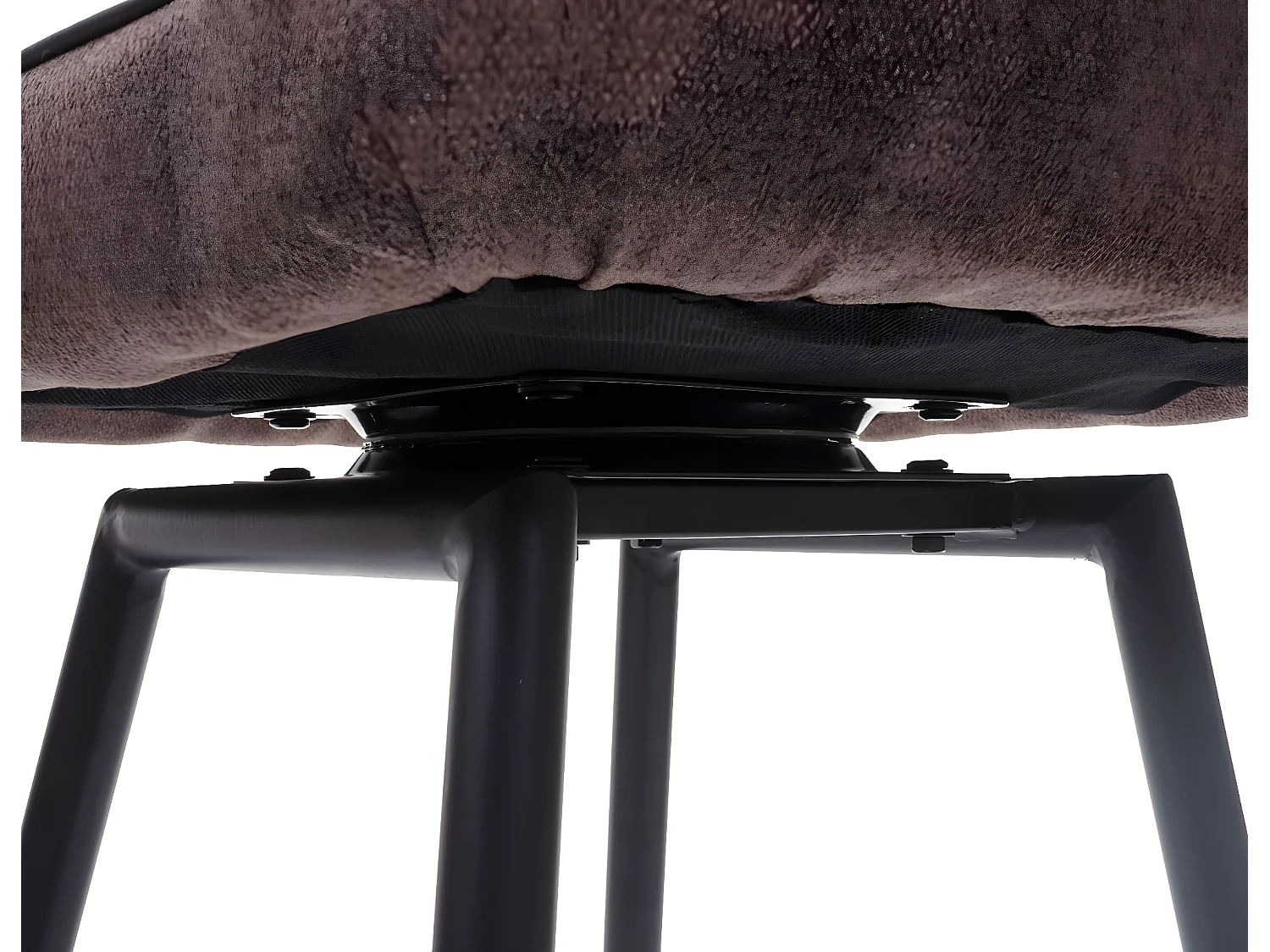 Obrotowy stołek barowy MCW-H72,  brązowy