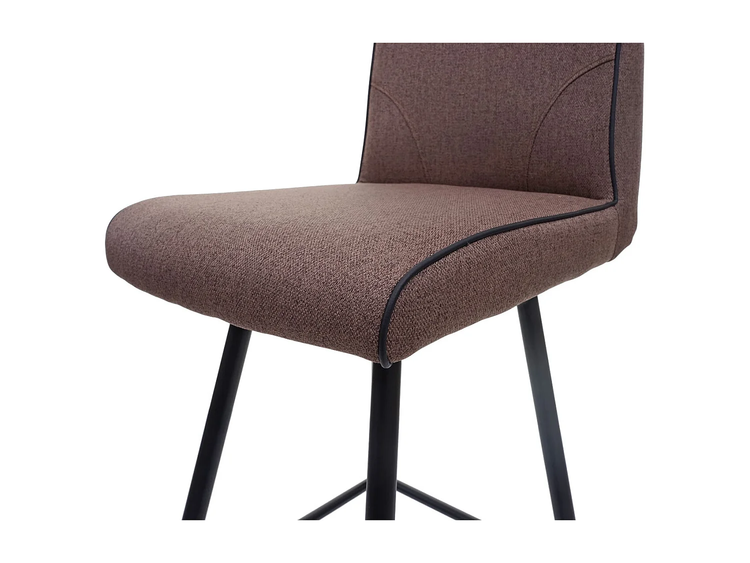 Tabouret de bar MCW-H72 pivotant,  brun