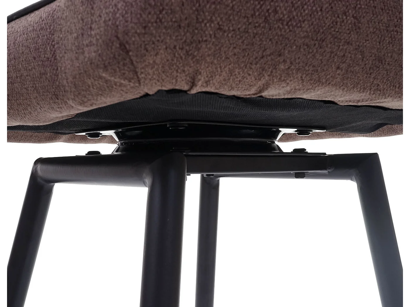 Tabouret de bar MCW-H72 pivotant,  brun