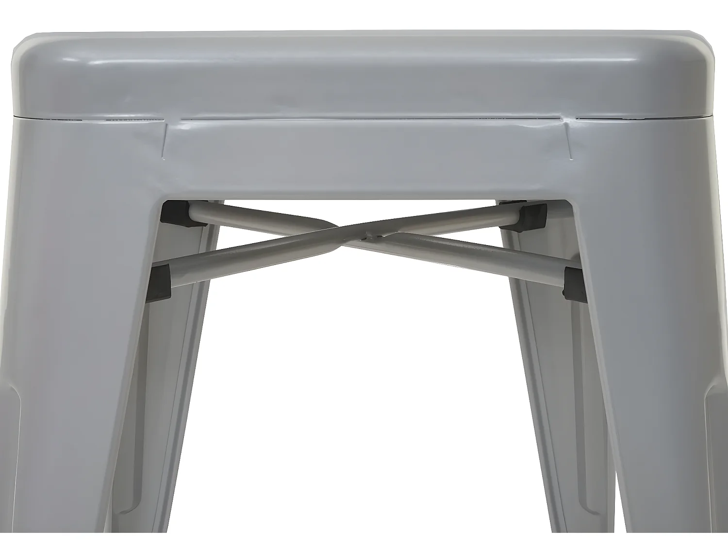 4x tabouret MCW-A73,  gris