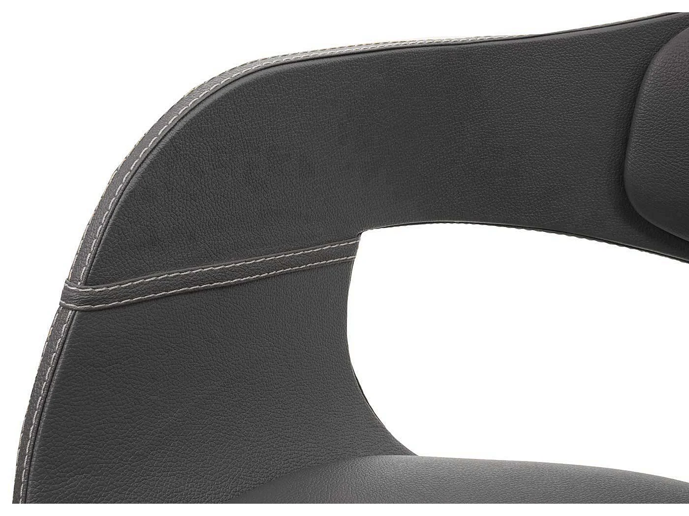 Stołek barowy MCW-A47b,  matowy szary