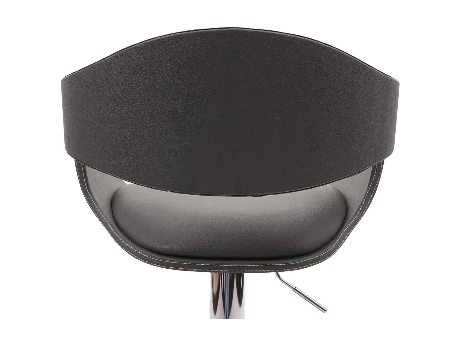 Stołek barowy MCW-A47b,  matowy szary