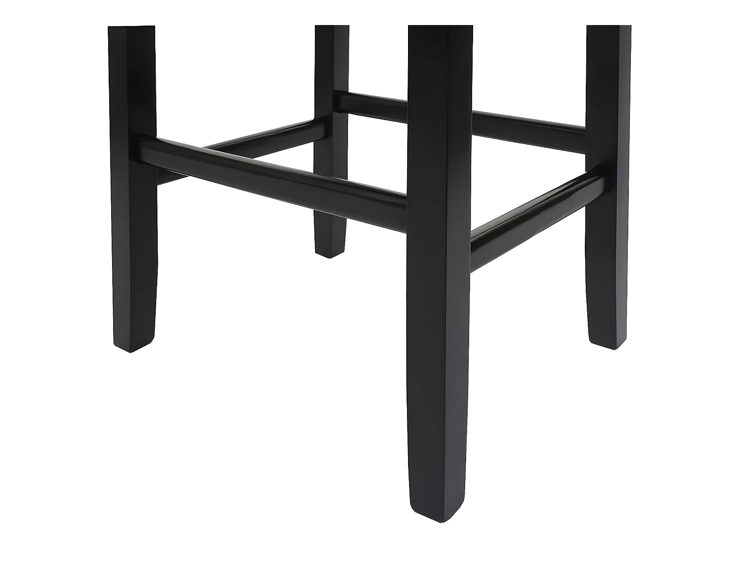 Barkruk MCW-C33 (set van 2),  imitatiesuède, donkere poten, stof/textiel