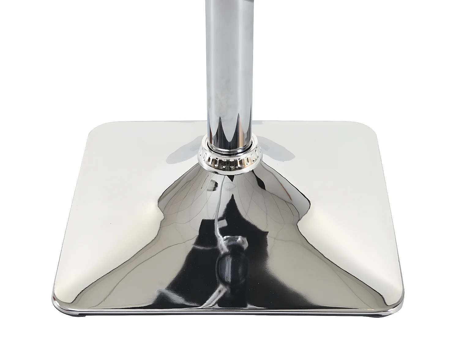 Barkruk Cadiz (set van 2),  stof/textiel donkergrijs, voet chroom