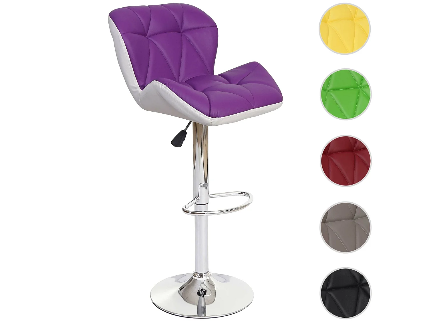 Tabouret de bar MCW-A92,  violet