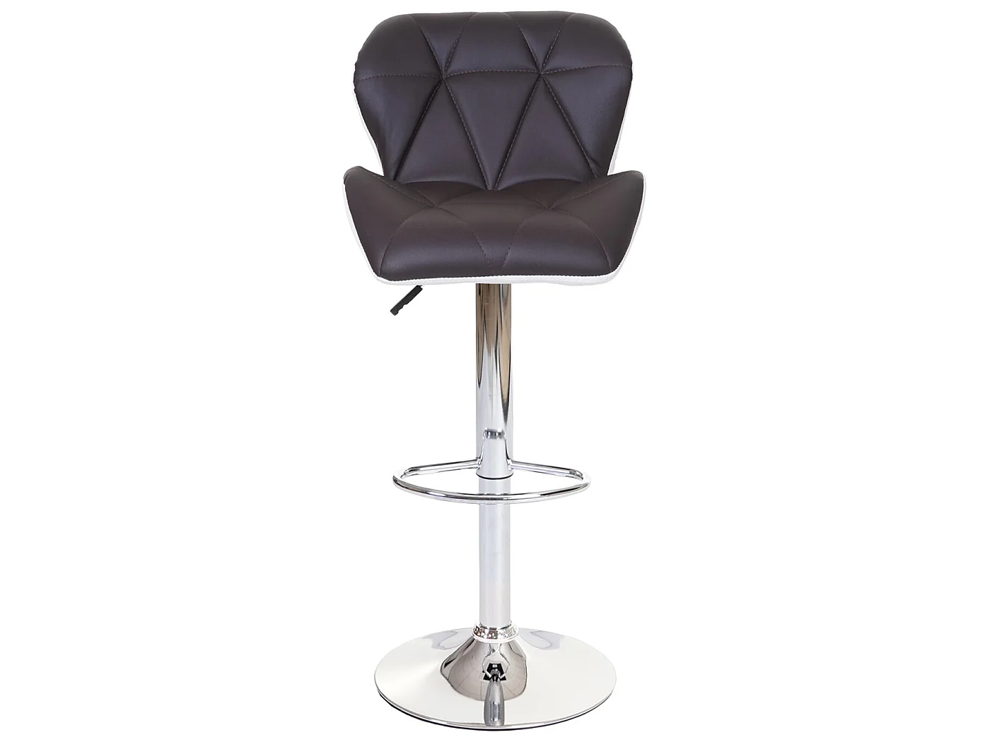 Tabouret de bar MCW-A92 (lot de 2),  marron