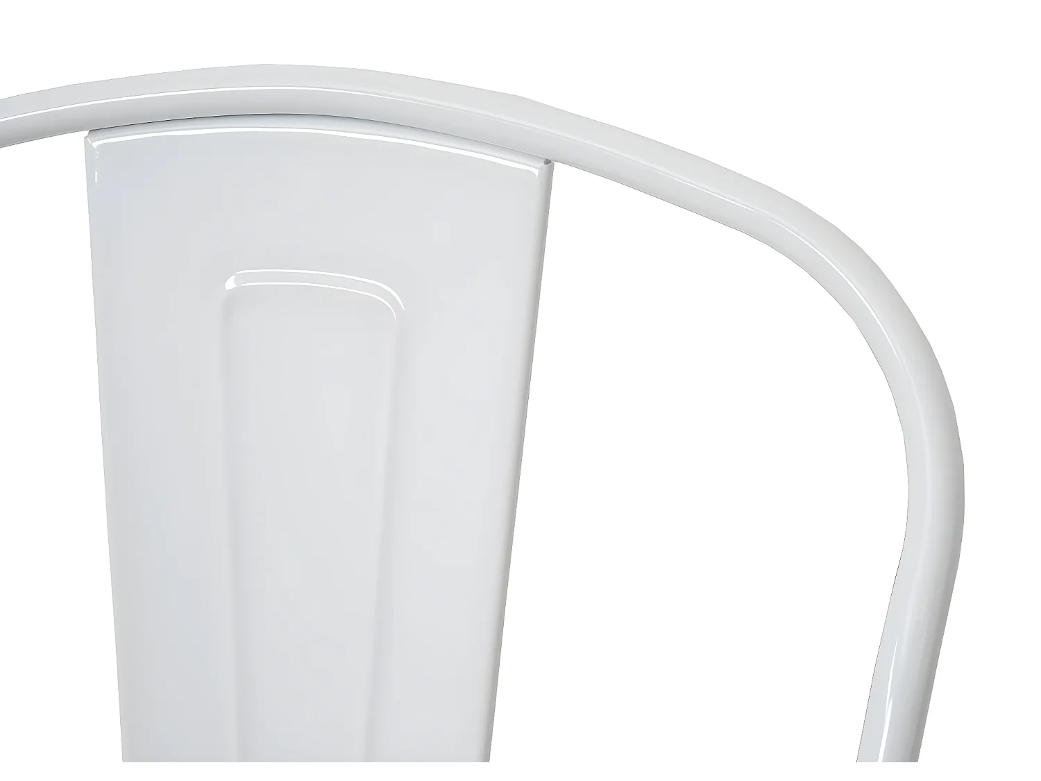 Barkruk MCW-A73 metaal,  wit