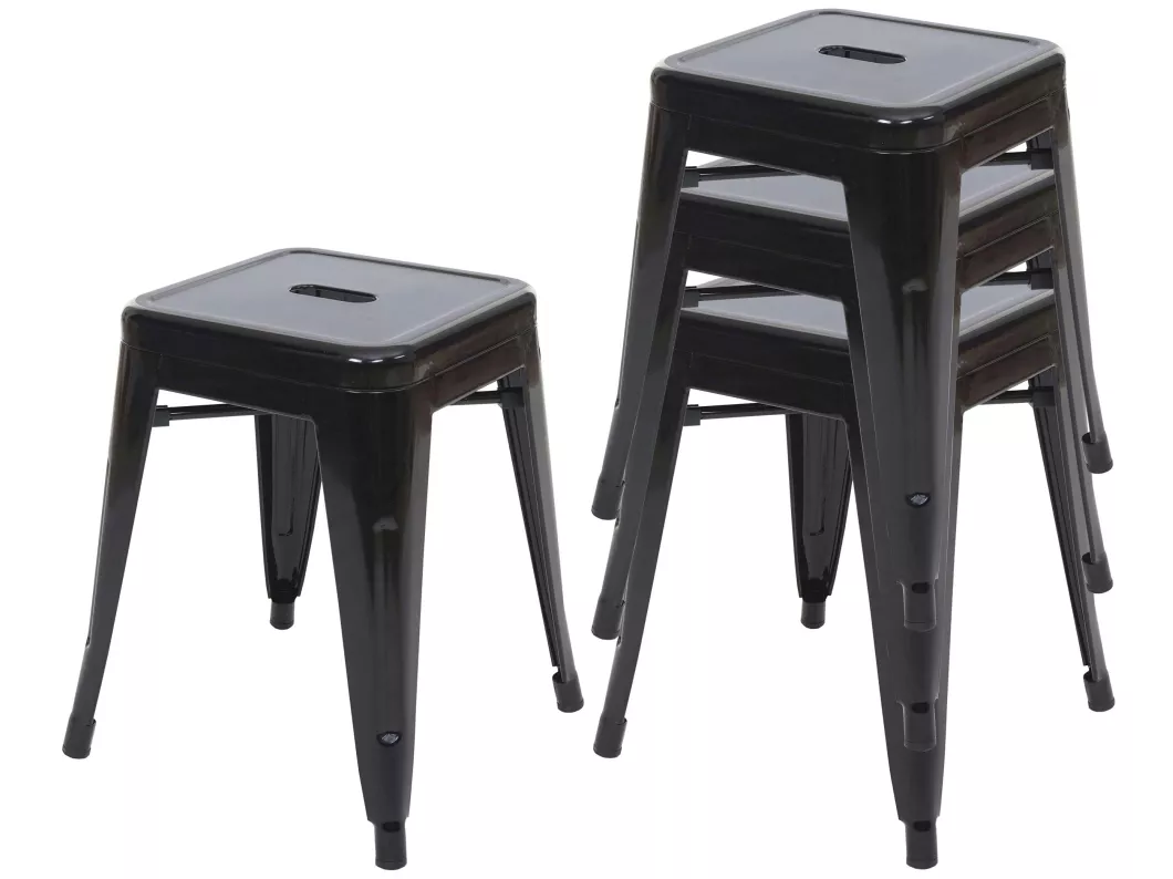 Kauf Unique Hocker MCW-A73 (4er-Set), Schwarz