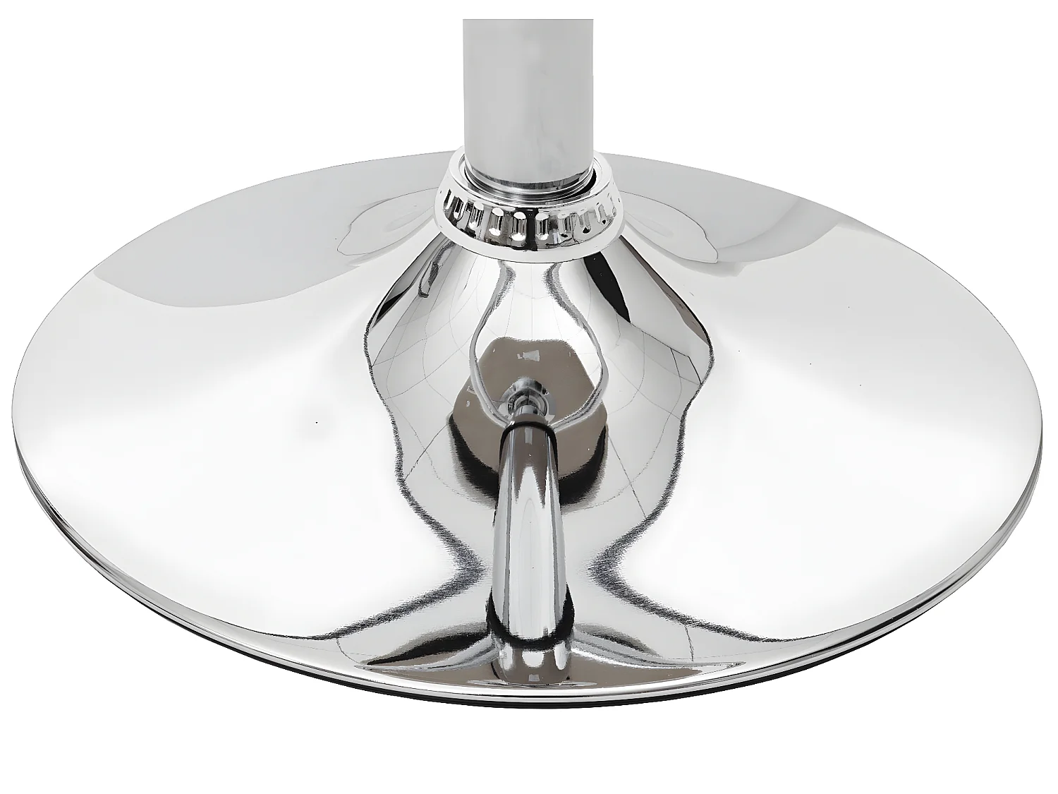 Barkruk Arklow,  walnoot look, crème kunstleer