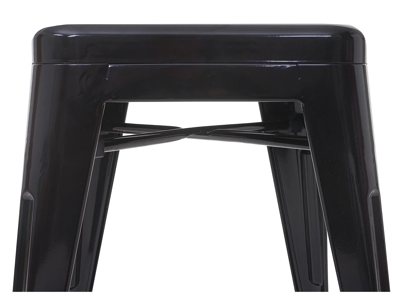 2x tabouret MCW-A73,  noir