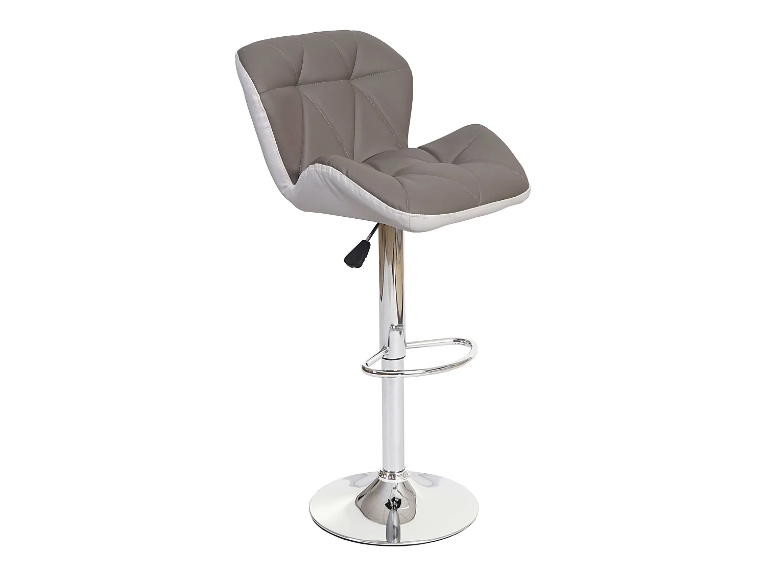 Tabouret de bar MCW-A92,  couleur taupe
