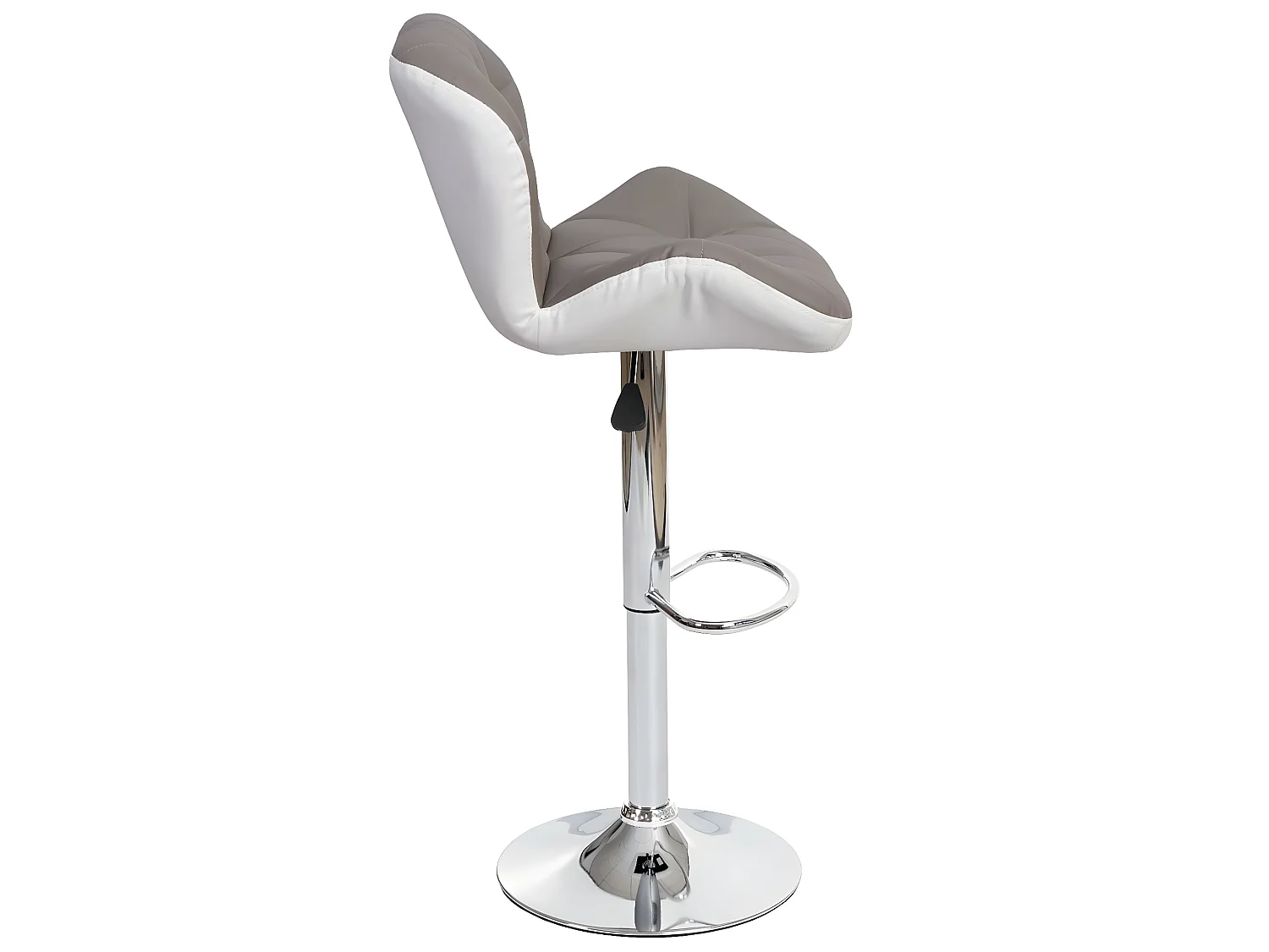 Banco de bar MCW-A92,  cinzento-taupe