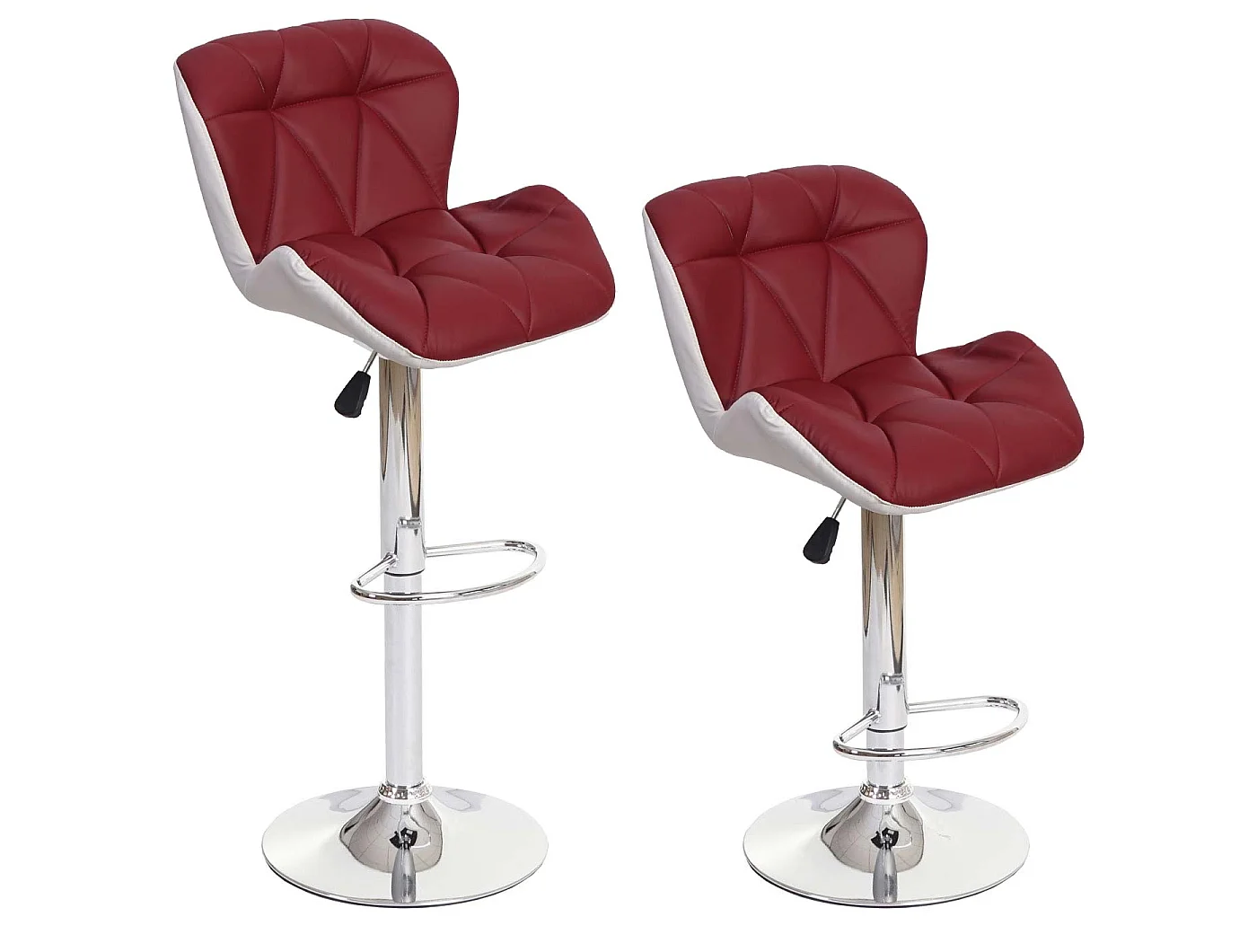 Barkruk MCW-A92 (set van 2),  bordeaux