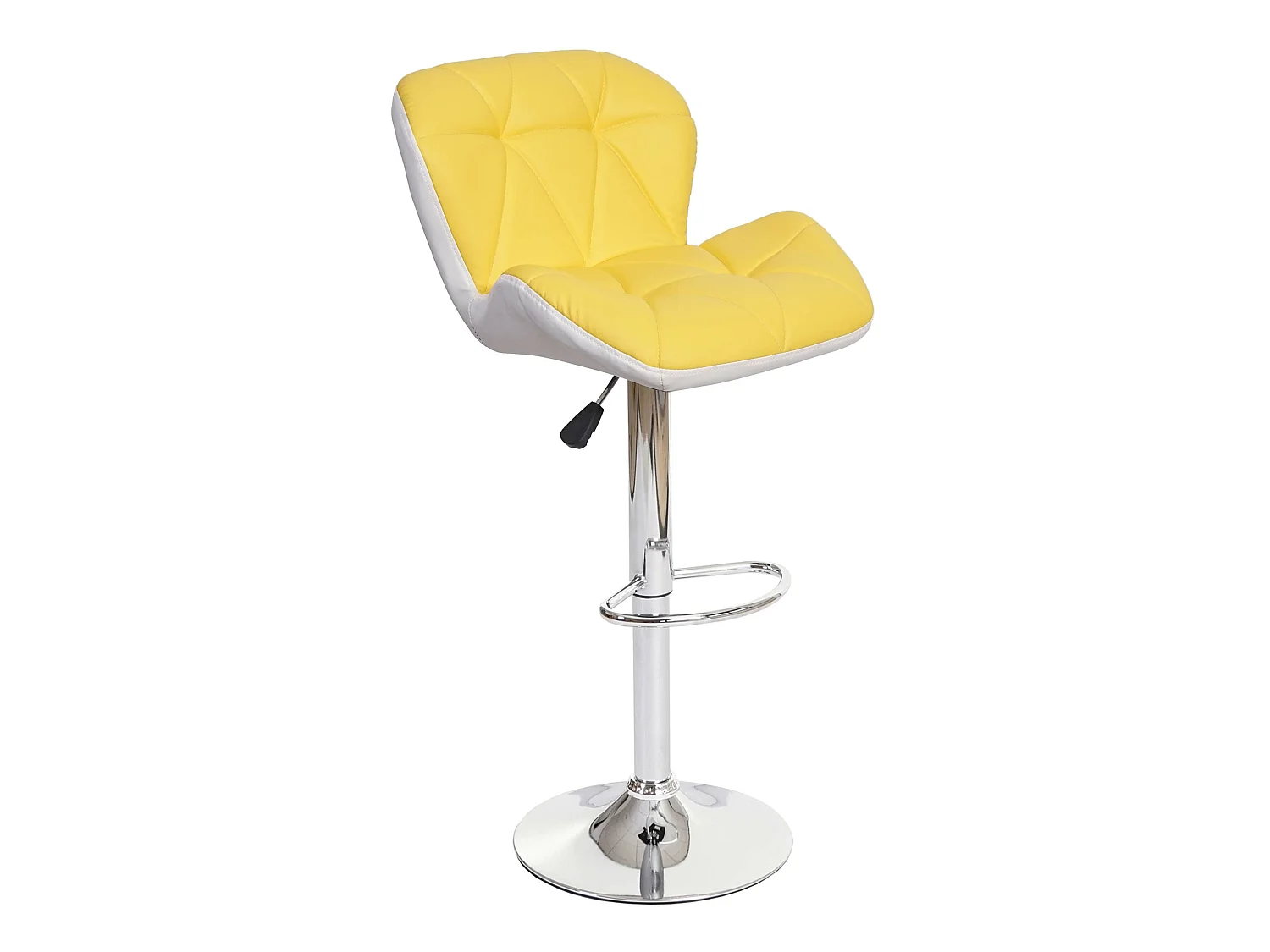 Tabouret de bar MCW-A92,  jaune