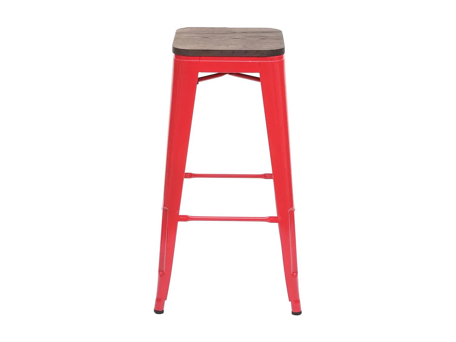 Barkruk MCW-A73 (set van 4),  rood