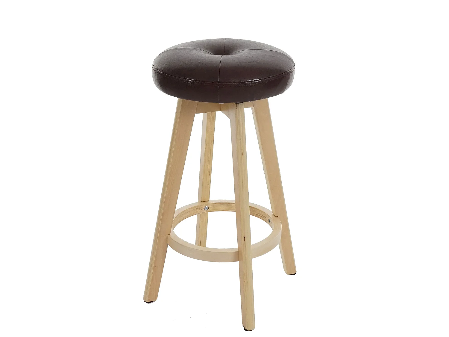 Barhocker Boras drehbar, Bordeaux, helle Beine