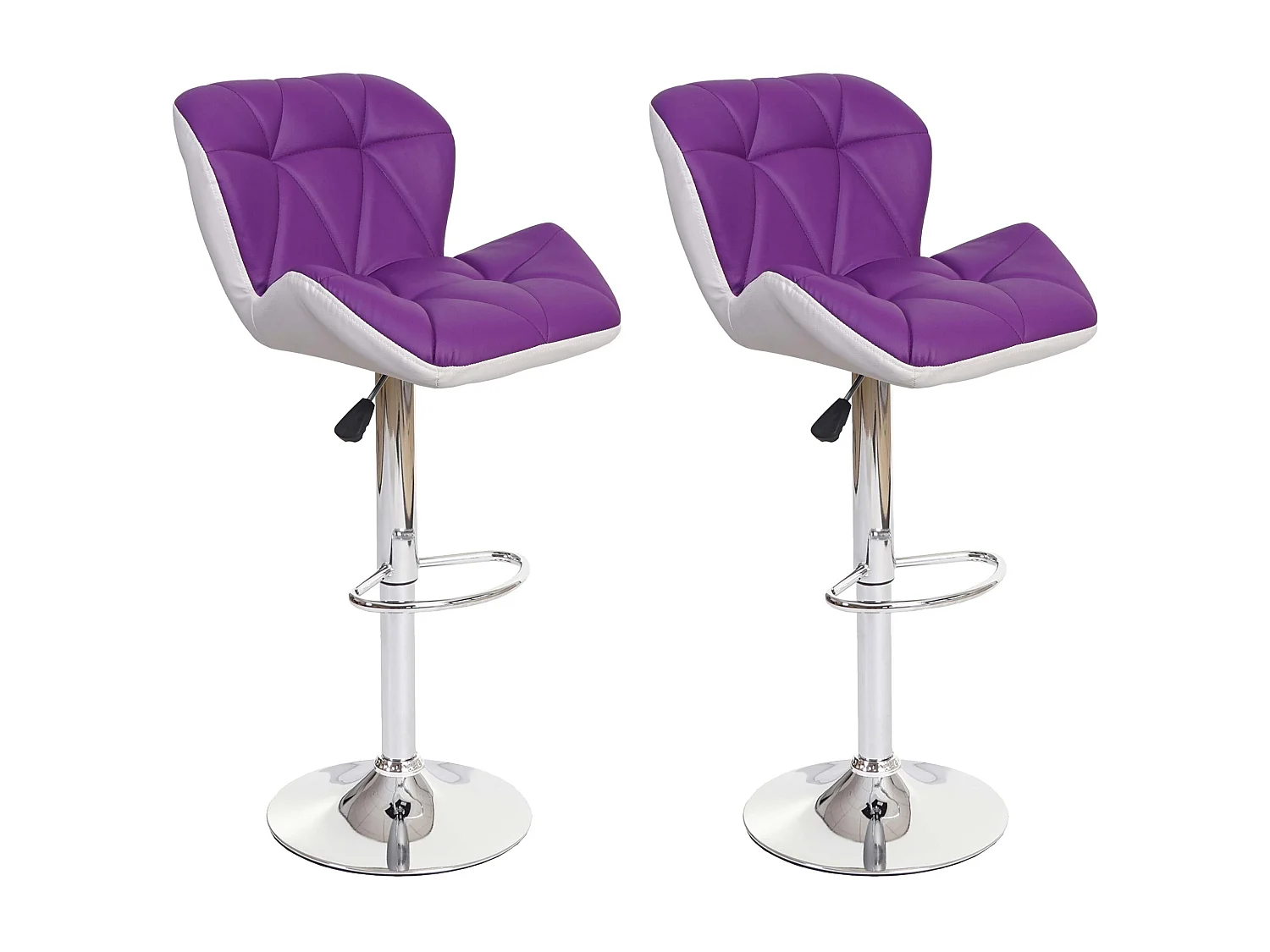 Barkruk MCW-A92 (set van 2),  paars