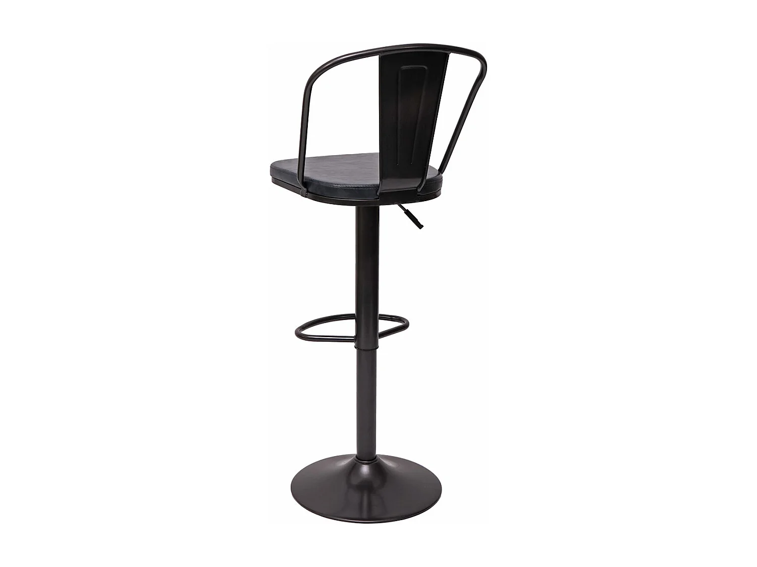 Barkruk MCW-H10a (set van 2),  vintage grijs