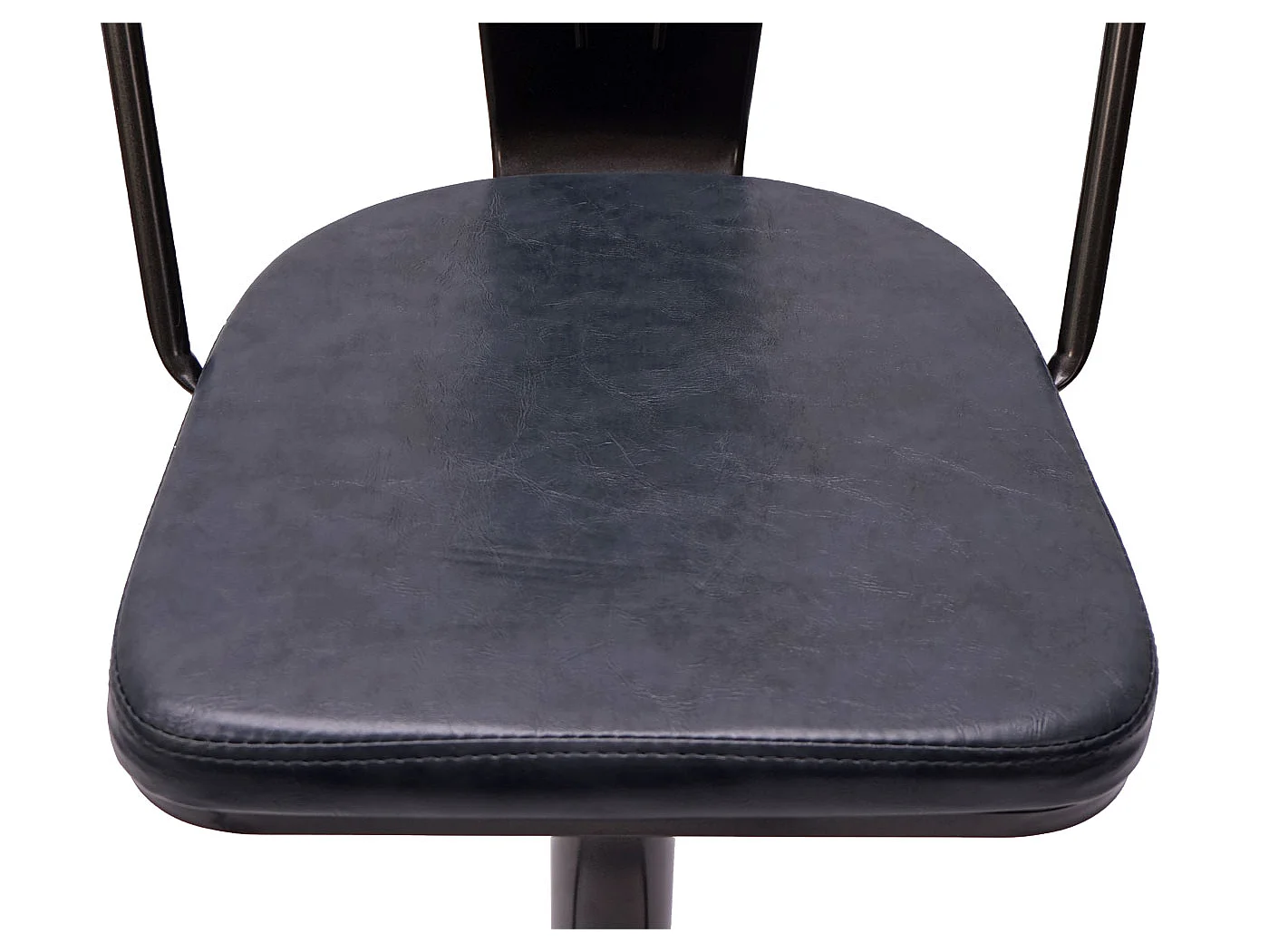 Tabouret de bar MCW-H10a (lot de 2),  vintage noir-gris